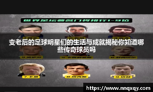 变老后的足球明星们的生活与成就揭秘你知道哪些传奇球员吗