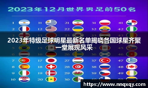 2023年特级足球明星最新名单揭晓各国球星齐聚一堂展现风采